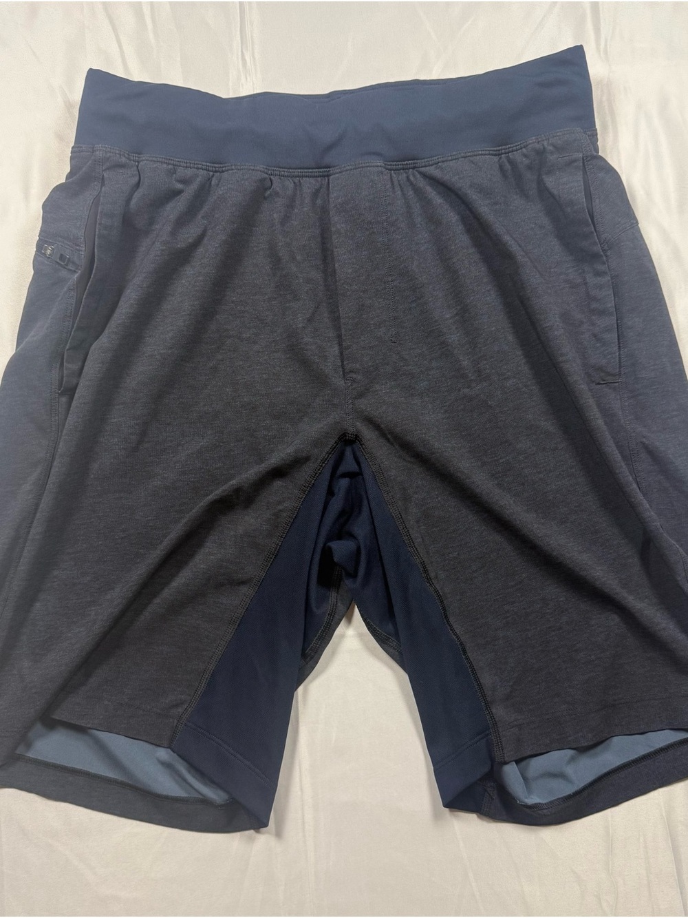 lululemon athletica Men's T.H.E Dark Navy Athletic Shorts - S